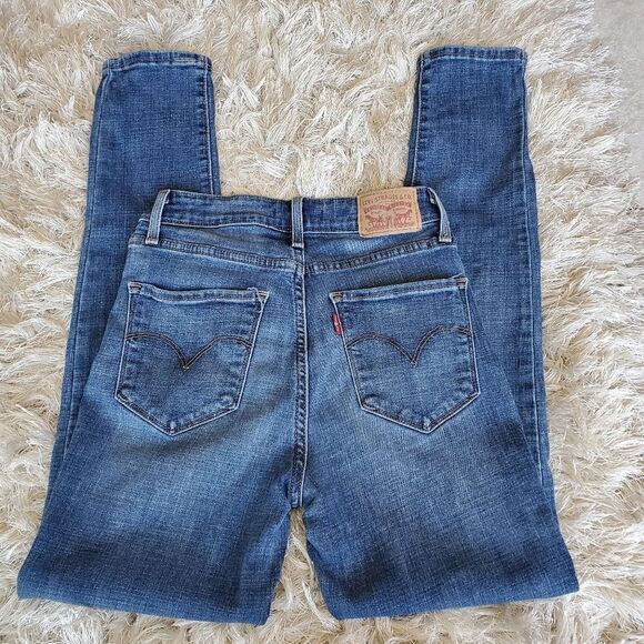 Levi's 721 High  Rise Skinny W 27 L 30 - Picture 1 of 7